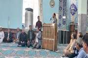  پاسخگویی مدیر کل دامپزشکی در میز خدمت مسجد روستاهای شهرستان شوط به مناسبت هفته دفاع مقدس 